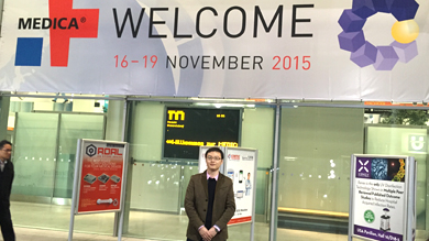 参加2015 德国 MEDICA展览会